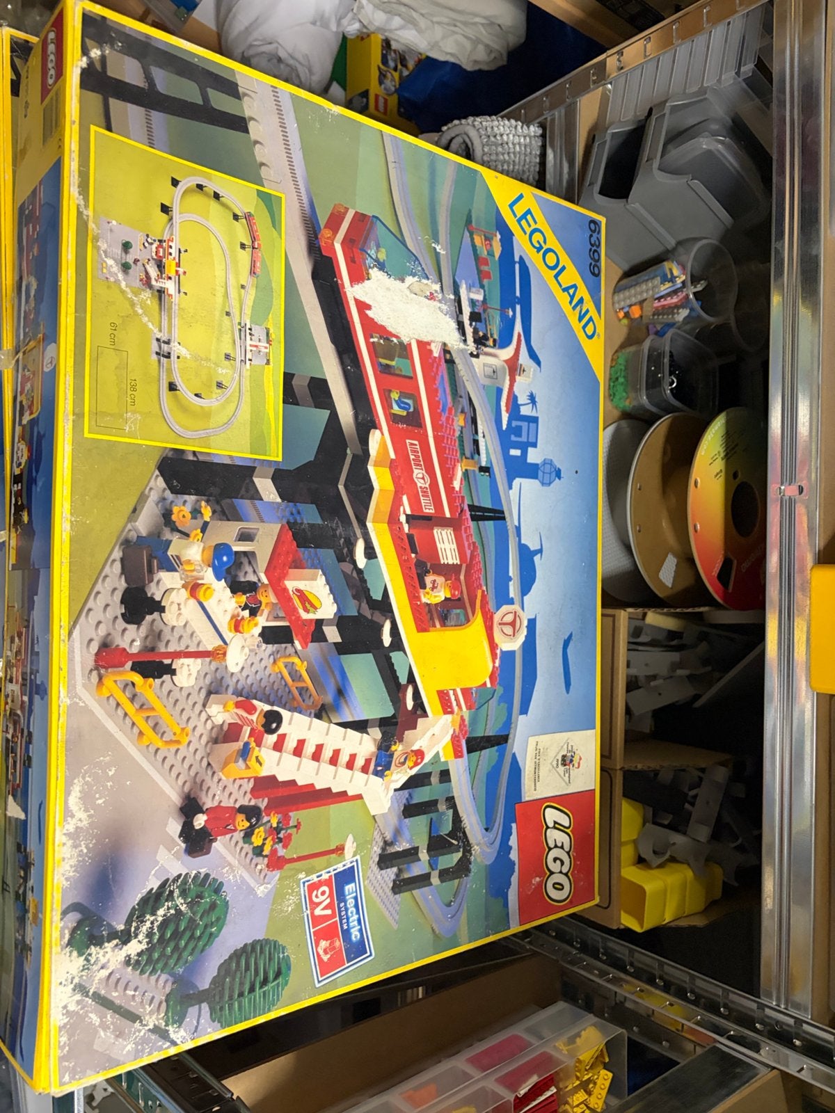 Lego 6399 monorail airport shuttle, Enlèvement ou Envoi, Comme neuf, Lego