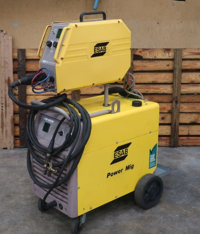 ESAB LAW 420W MIG/MAG lasapparaat – 400V, Bricolage & Construction, Outillage | Soudeuses, Utilisé, CO2, 250 ampères, Enlèvement