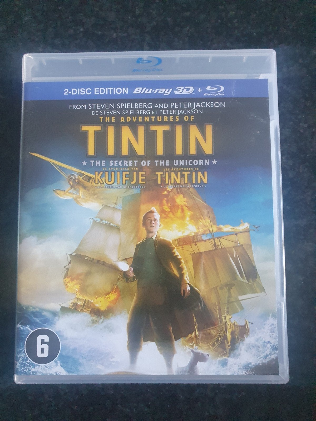 The adventures of tin tin kuifje blu ray NL FR, Ophalen of Verzenden