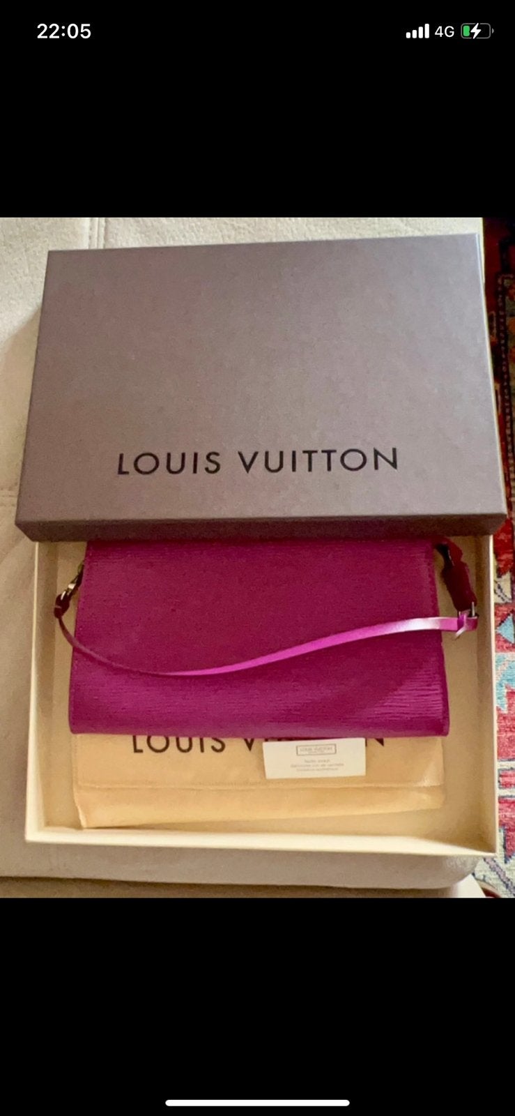 Louis Vuitton Pochette Accessoires epi leather, Ophalen of Verzenden, Nieuw, Roze, Avondtasje