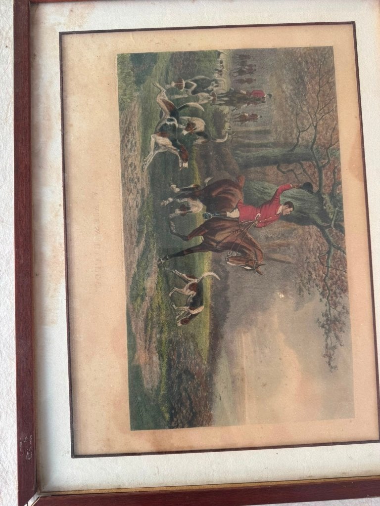 a view halloo, Antiek en Kunst, Kunst | Etsen en Gravures, Ophalen