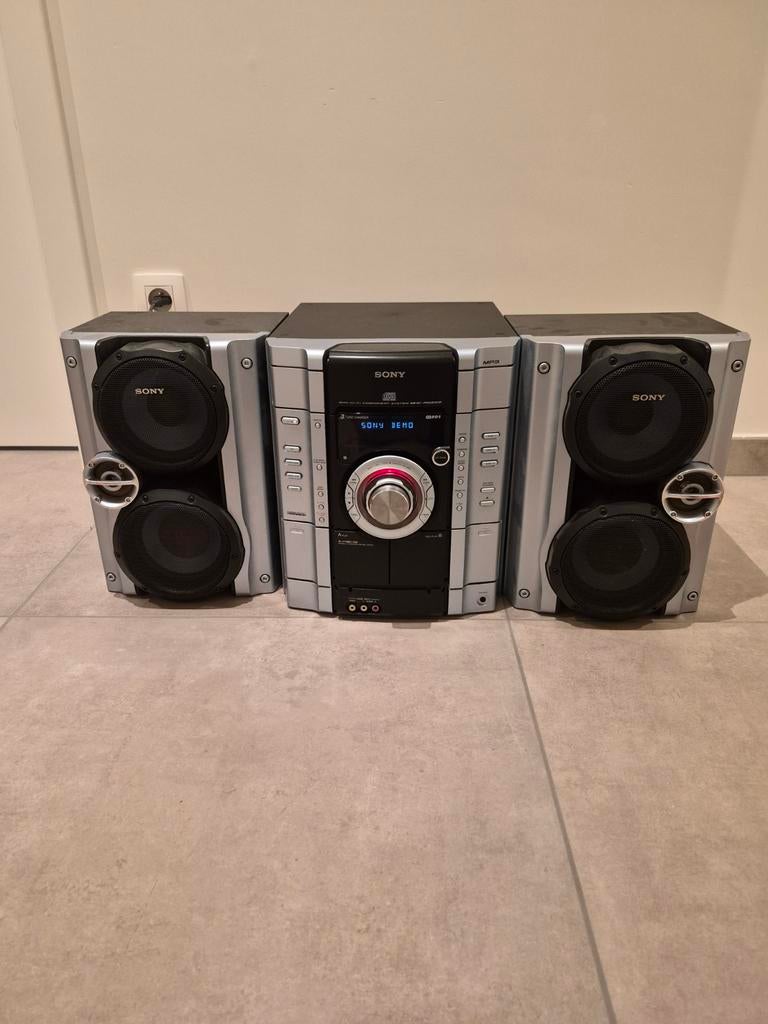Sony stereo installatie met boxen – werkt perfect, Ophalen, Gebruikt, Microset, Tuner of Radio