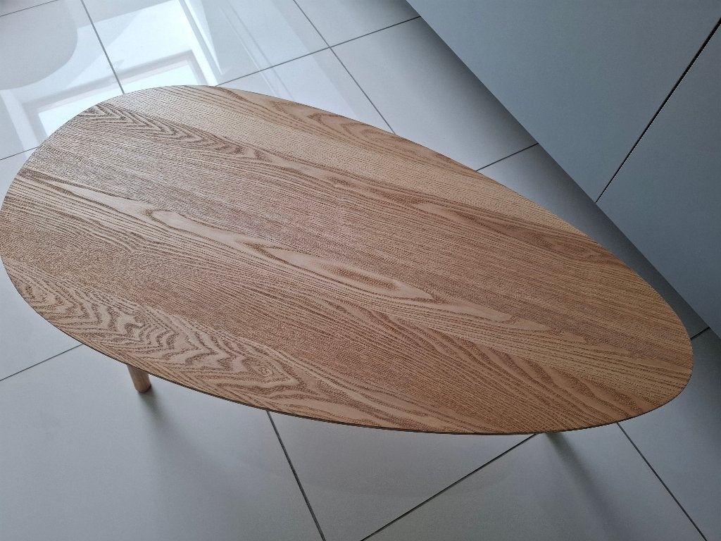 table basse en bois naturel, 50 à 100 cm, Comme neuf, Enlèvement, 50 à 100 cm