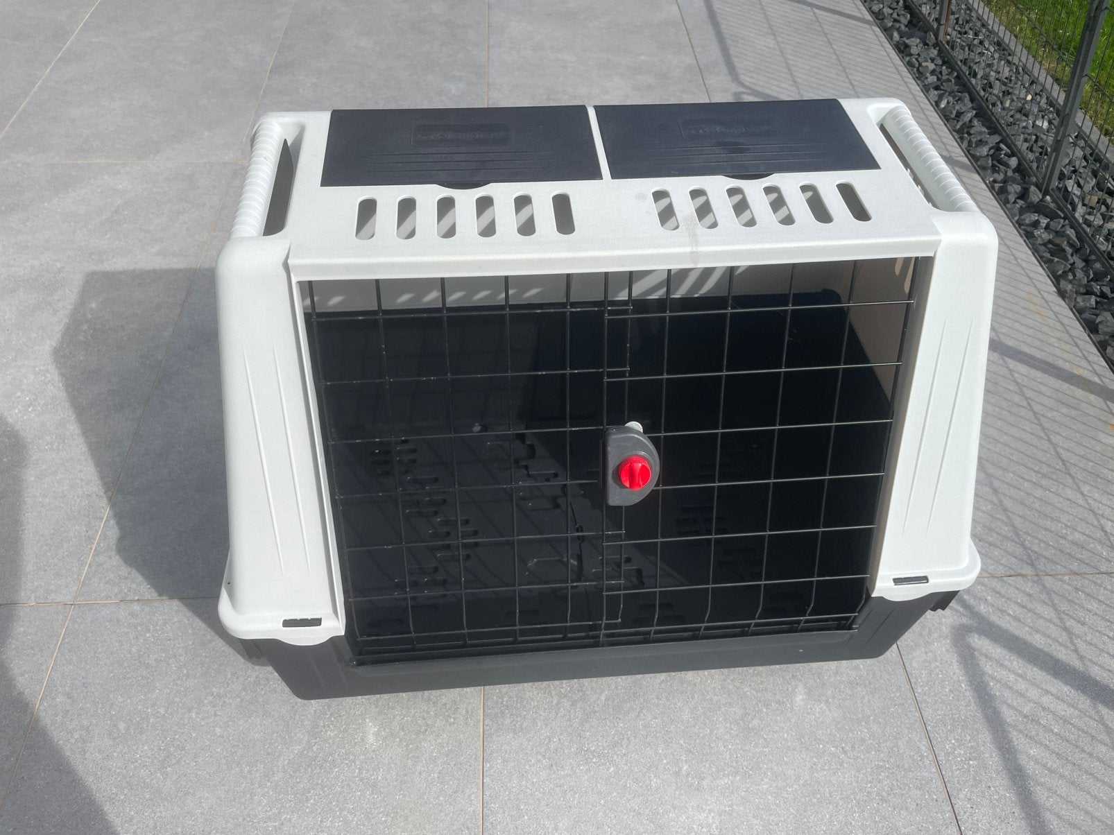 Grote honden bench met wielen, Ophalen, Zo goed als nieuw