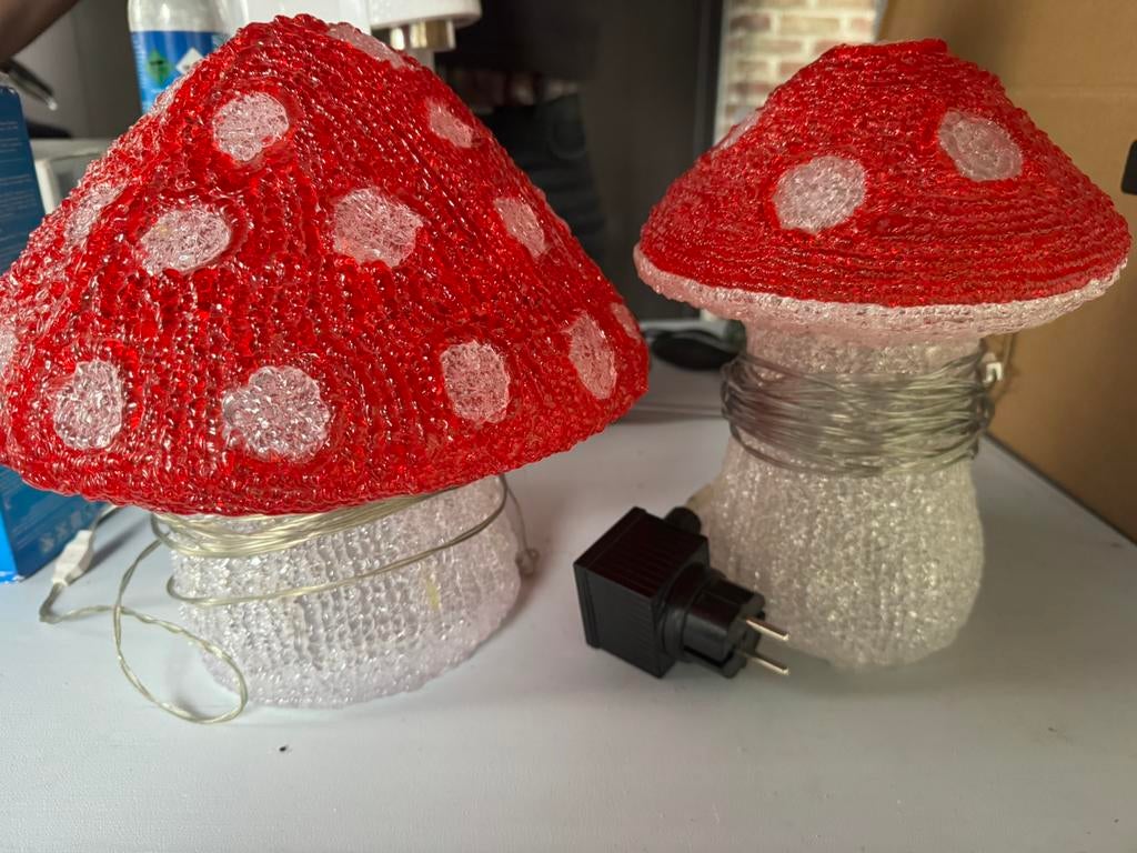 Paddenstoelen met licht, Ophalen of Verzenden, Zo goed als nieuw