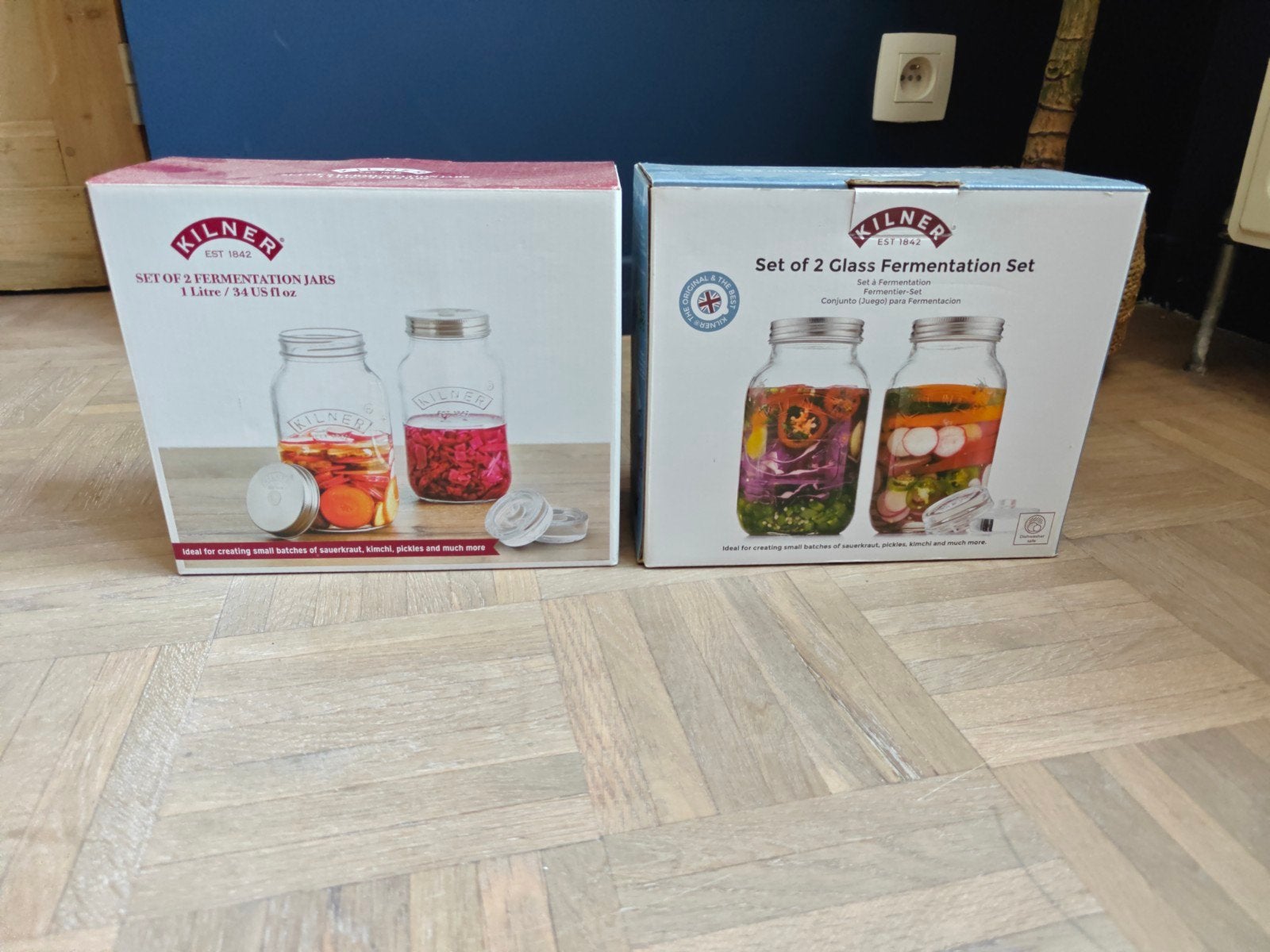 Kilner fermentatie bokalen, Ophalen, Zo goed als nieuw, Glas