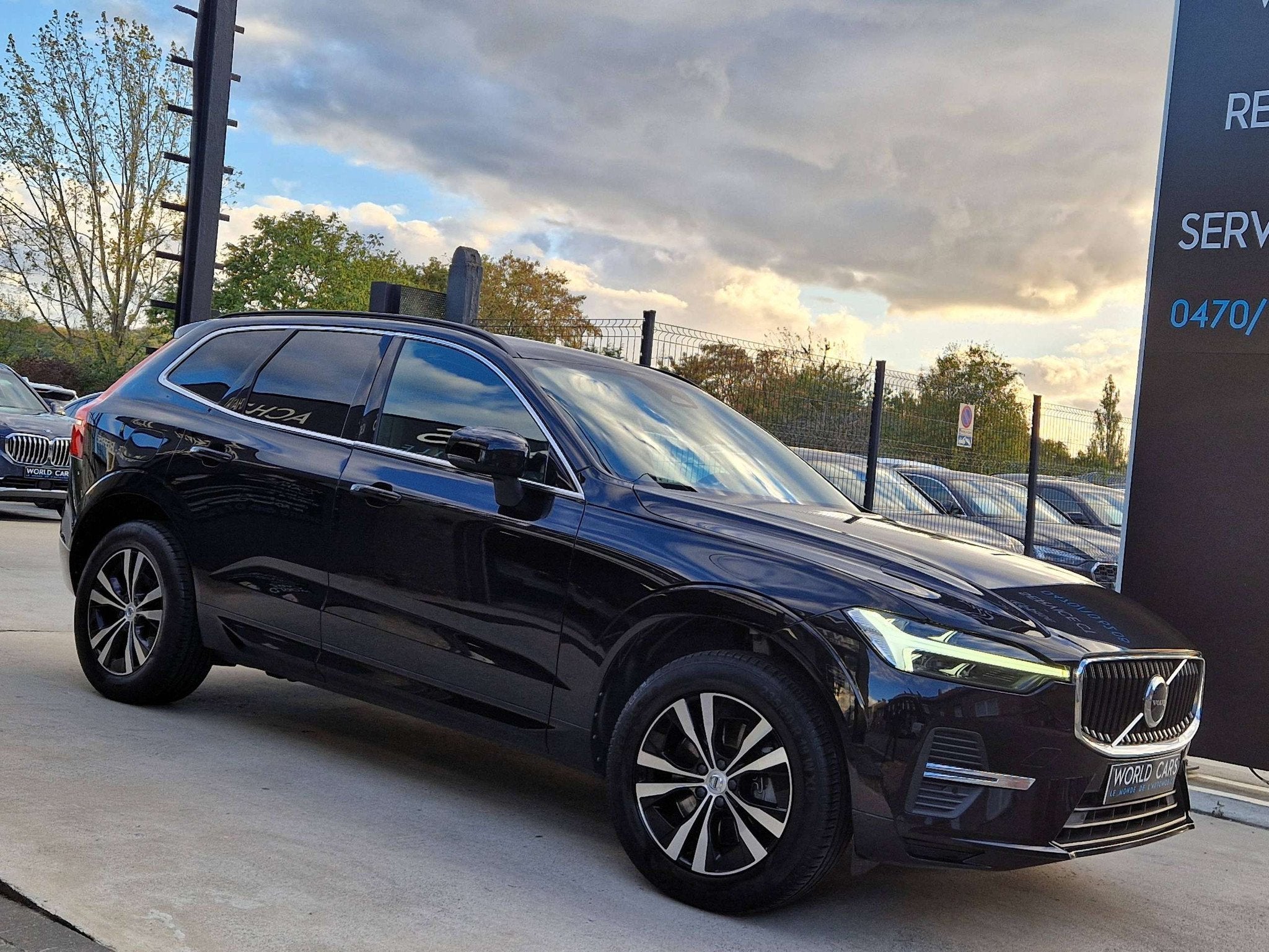 Volvo XC60 2.0 D4 - TVAC/BTW*IN - BOITE AUTO - COCKPIT - CAM, Autos, Cuir, Euro 6, Entreprise, Noir
