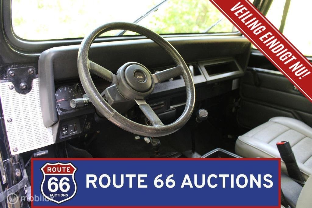 Jeep Wrangler YJ 2.5 | 1992 | Route 66 Auctions, Autos, Jeep, Achat, Entreprise, Boîte manuelle
