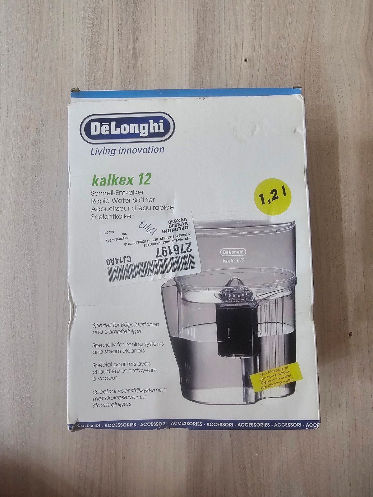 Détartrant rapide Delonghi Kalkex 12, Neuf, Enlèvement ou Envoi, Accessoire barista, De'Longhi