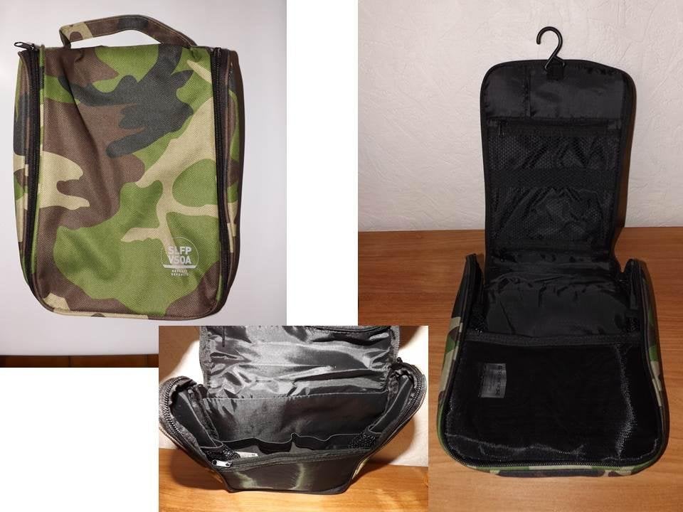 Trousse de toilette motifs bariolés NEUVE voyage vacances, Enlèvement ou Envoi, Neuf, Vert, Homme