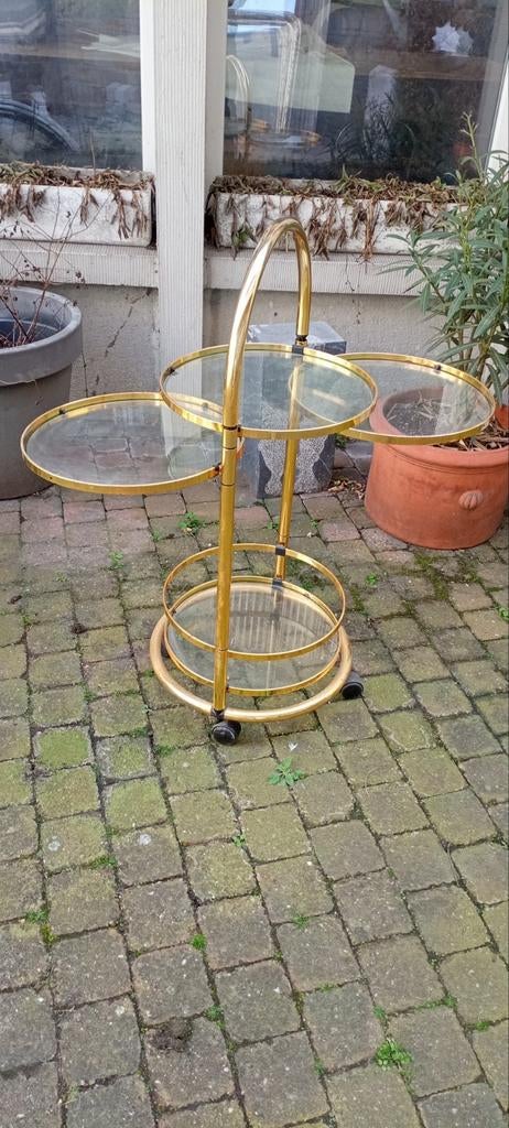 Desserte vintage Hollywood regency