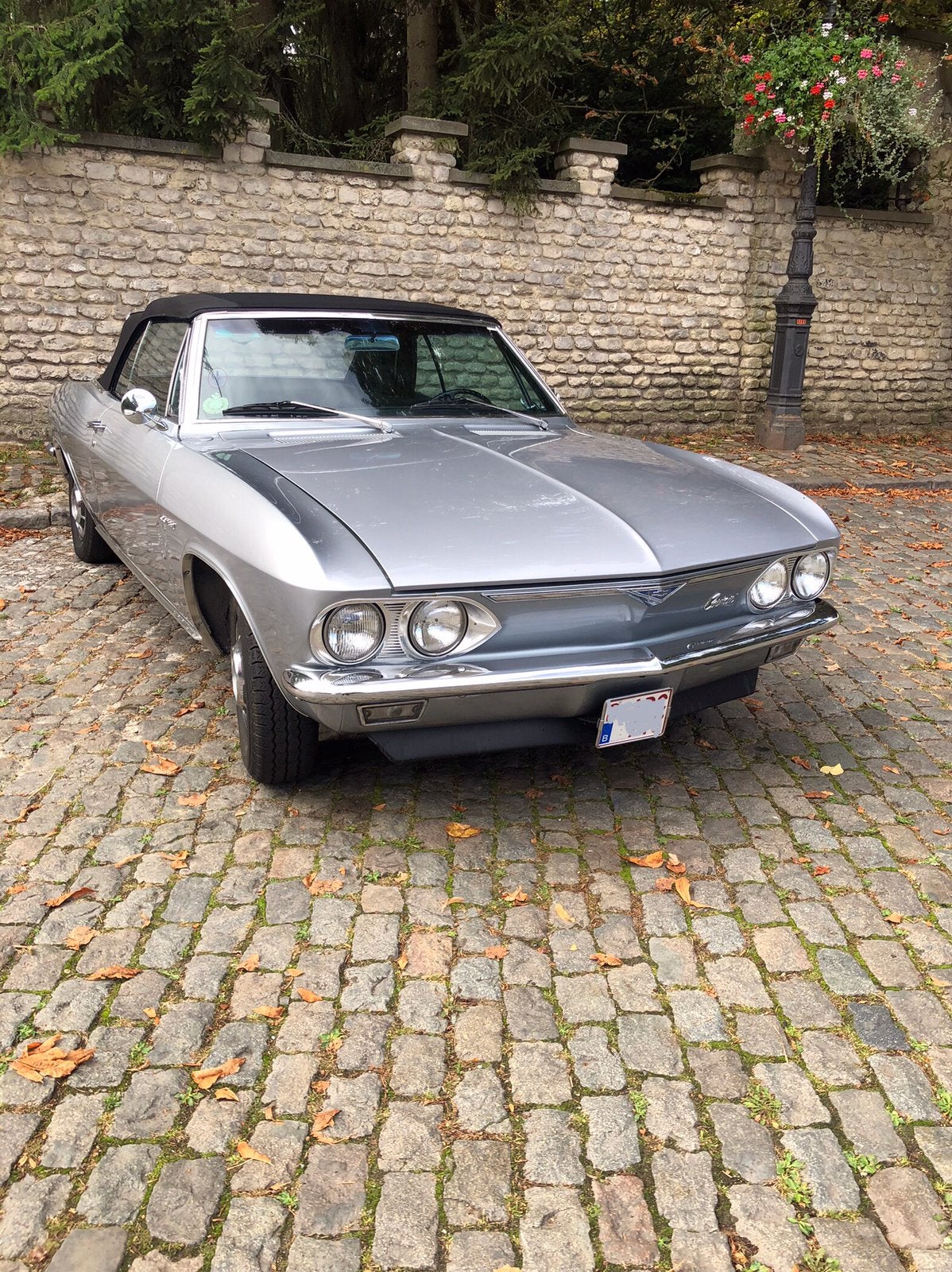 Chevrolet Corvair Corsa 1965   Version 2 restauré, Autos, Oldtimers & Ancêtres, Cuir, Argent ou Gris, Achat, Noir