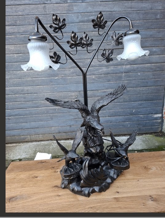 DEUX MAGNIFIQUES LAMPADAIRES, RETRO, Enlèvement ou Envoi, Moins de 100 cm, Comme neuf