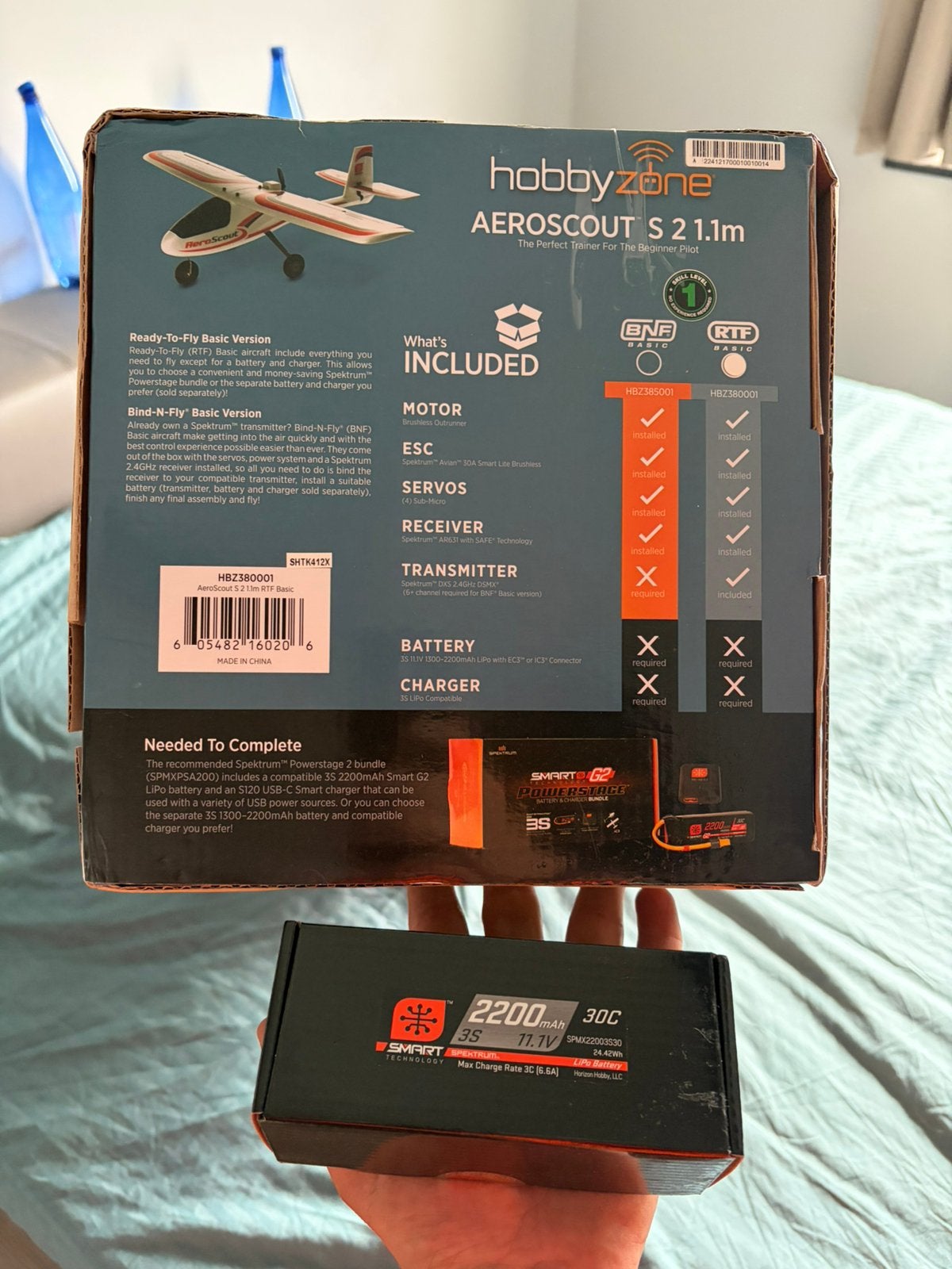 Aeroscout s2 + extra batterij NIEUW IN DOOS, Hobby en Vrije tijd, Ophalen of Verzenden, Nieuw