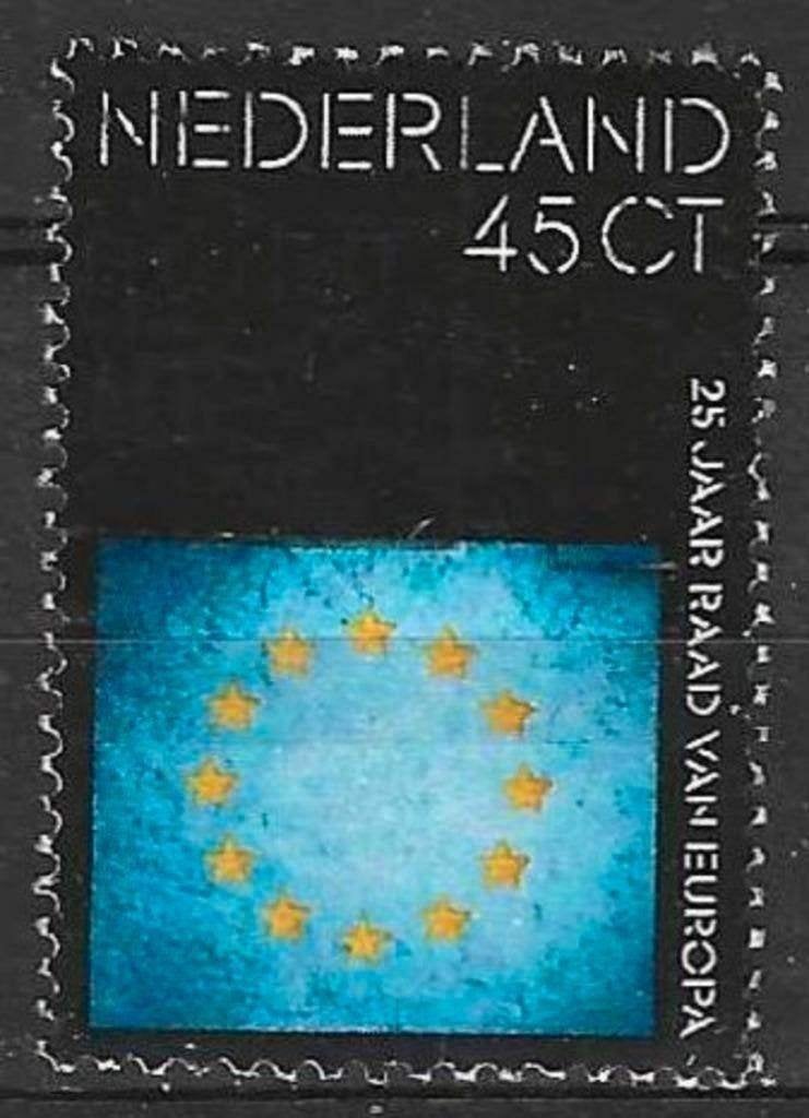 Pays-Bas 1974 - Yvert 1007 - Conseil de l'Europe (ST), Timbres & Monnaies, Timbres | Pays-Bas, Envoi, Affranchi
