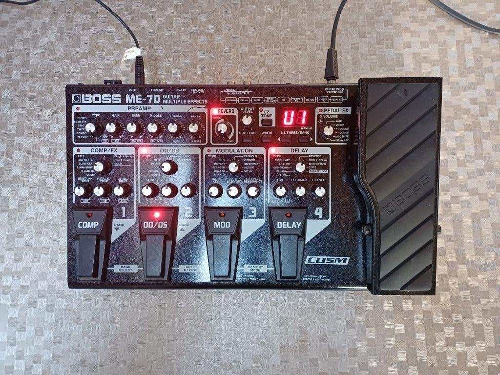 Pédale d'effets pour guitare BOSS ME-70, Musique & Instruments, Enlèvement, Comme neuf, Multi-effet