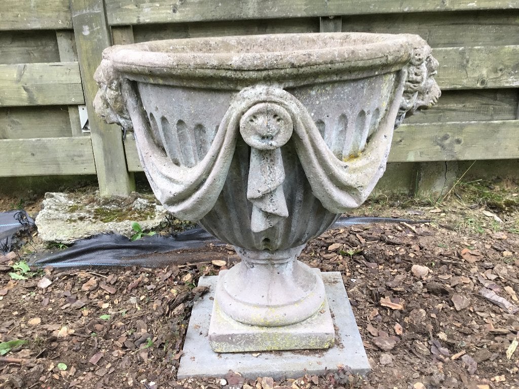 Bloembak in beton, Tuin en Terras, Ophalen, Beton