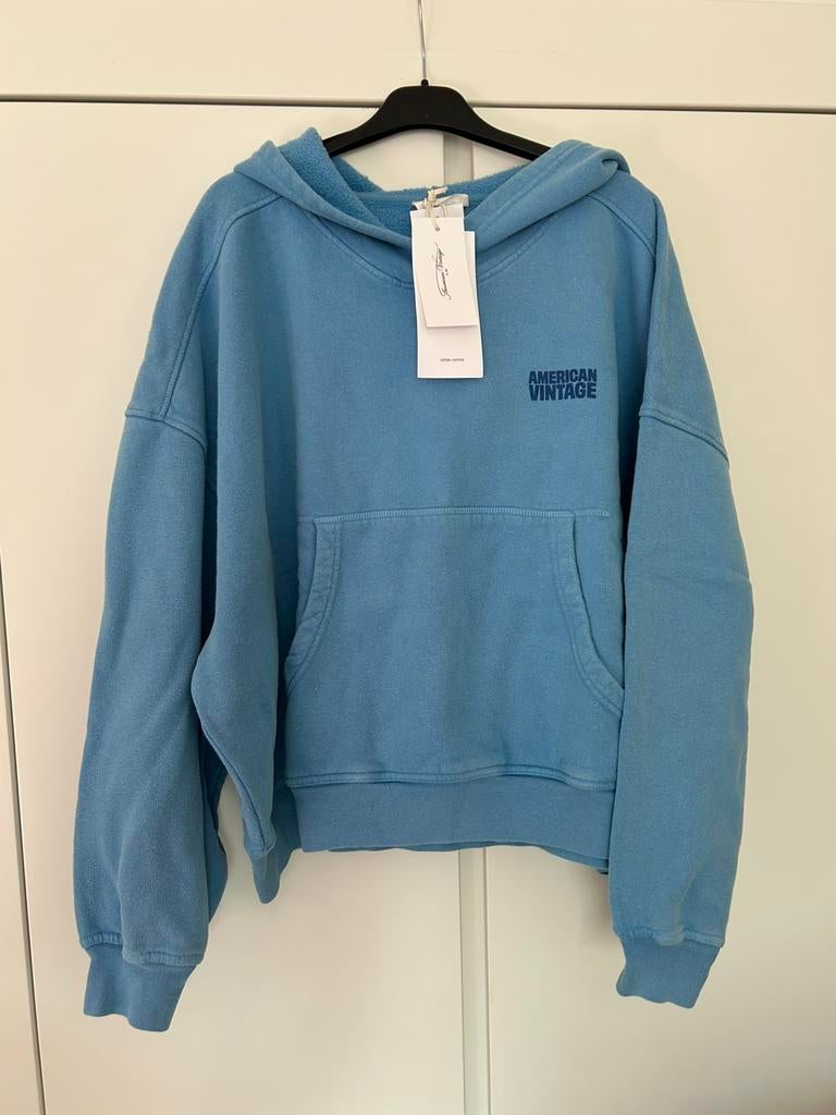 American Vintage - Sweater met kap. Maat M. Nieuw, Ophalen of Verzenden, Nieuw, Maat 38/40 (M), Blauw