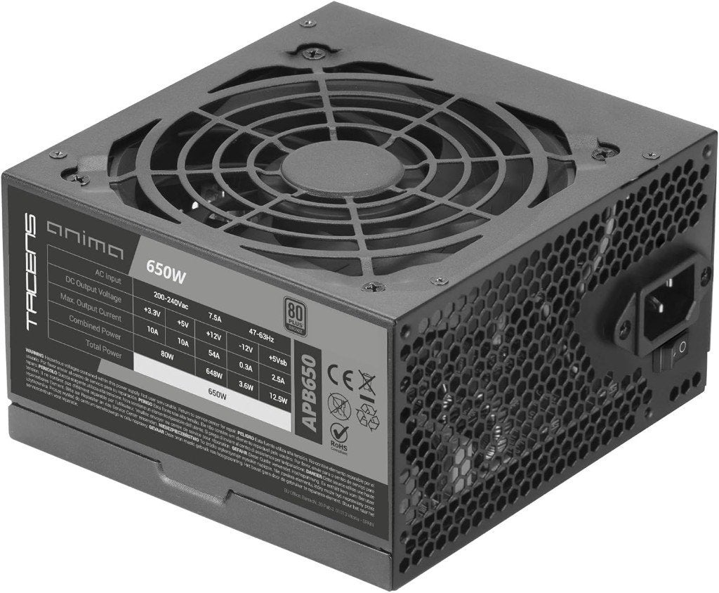 Tacens Anima APB650, pc-voeding ATX 650 W, Computers en Software, Interne voedingen, Ophalen of Verzenden, Nieuw