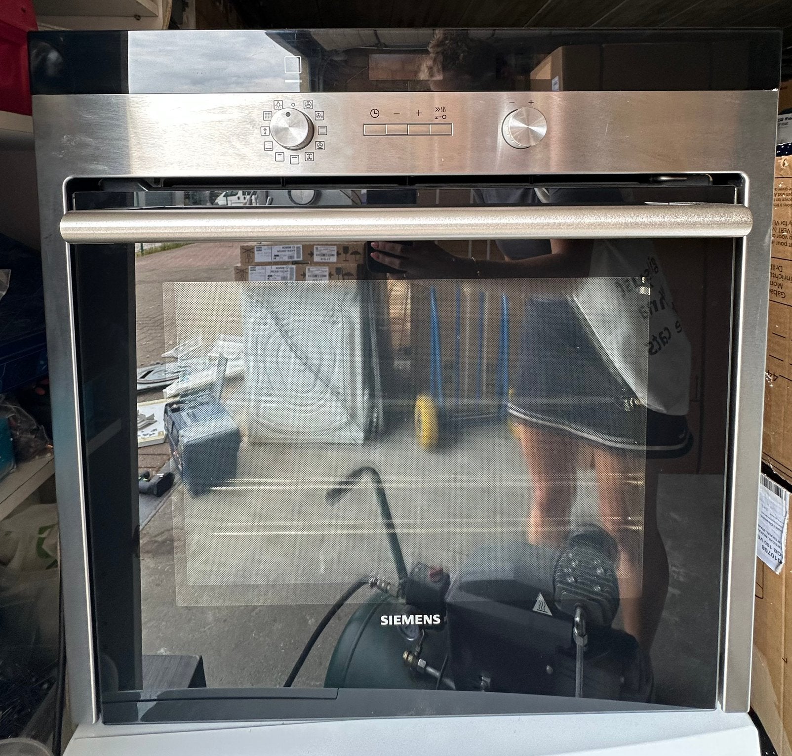 Siemens Oven met Hydrolyse, Elektronische apparatuur, Ophalen, Gebruikt, Hete lucht, Oven