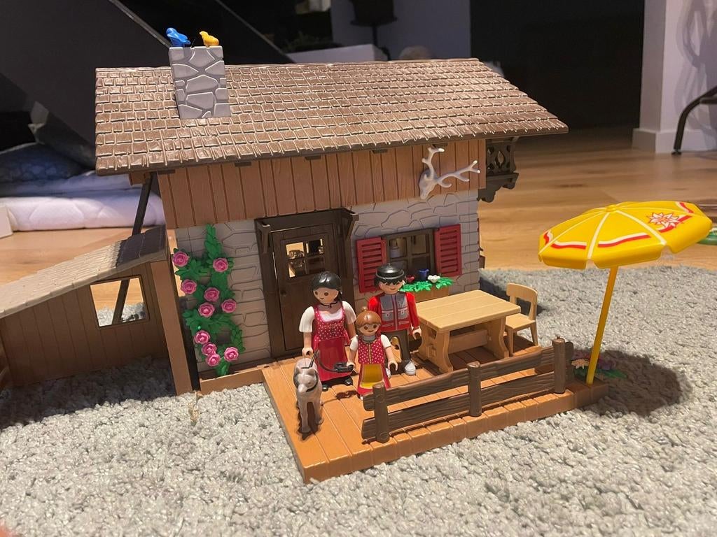 Maison de jouets Playmobil avec figurines et accessoires, Enlèvement, Comme neuf, Ensemble complet