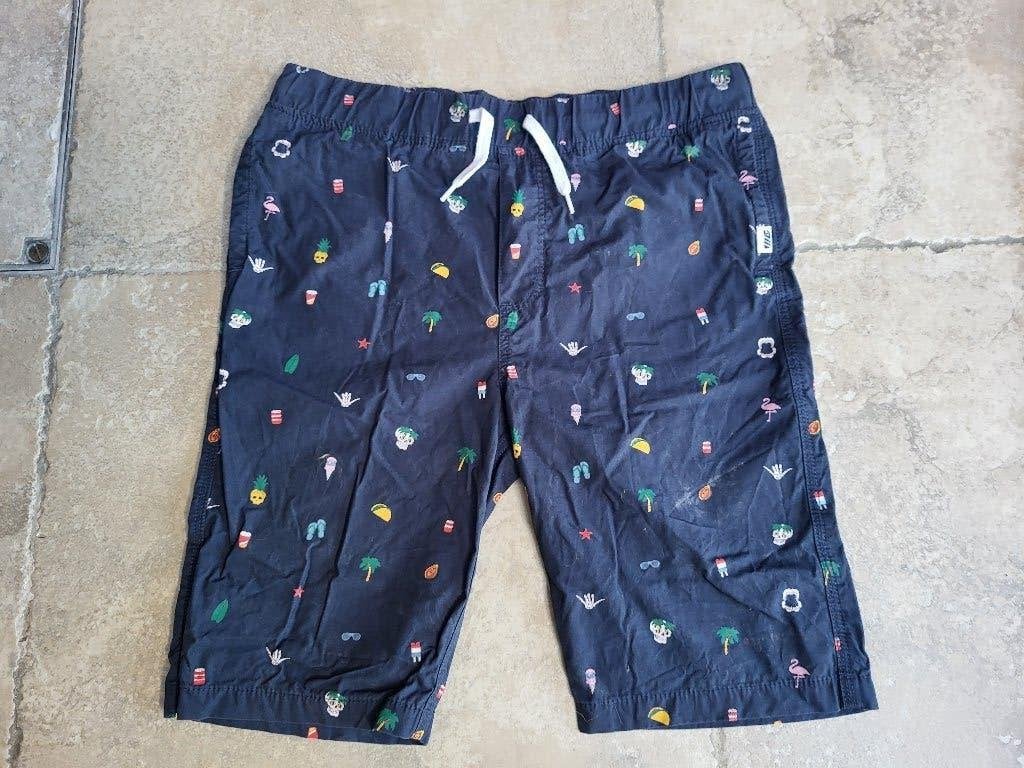 Stoere blauwe short mt 164 (zie foto's), Enfants & Bébés, Vêtements enfant | Taille 164, Enlèvement ou Envoi, Comme neuf, Garçon