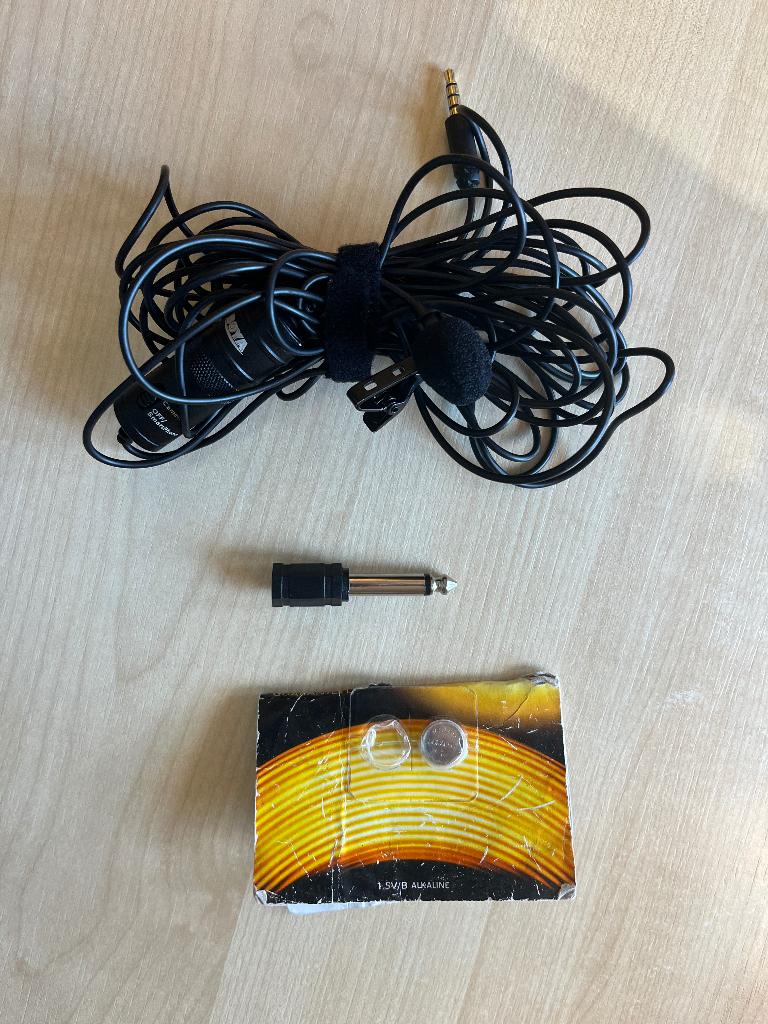 Micro-cravate à condensateur omnidirectionnel Boya, Enlèvement, Utilisé