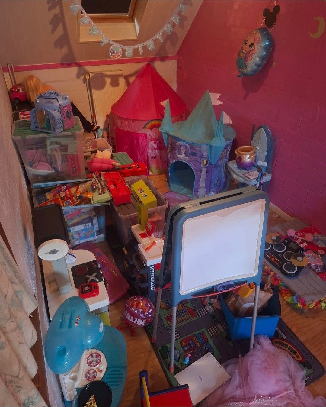 kinderspeelgoed, Ophalen