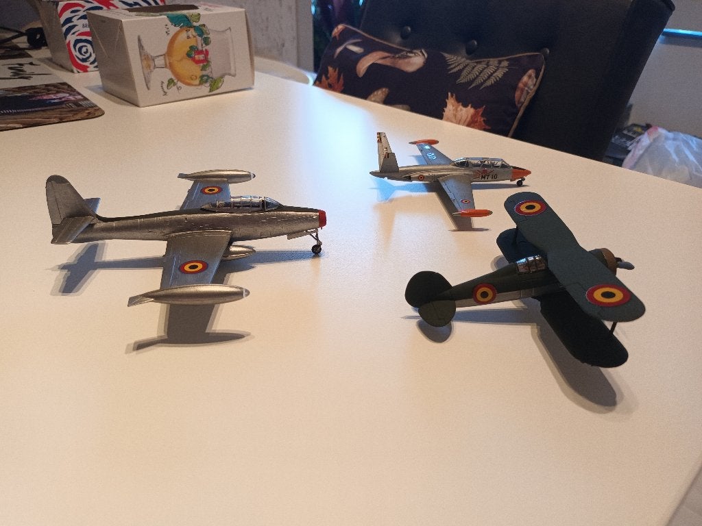 Schaalmodellen Belgische luchtmacht, Ophalen, Luchtmacht, Miniatuur of Beeldje