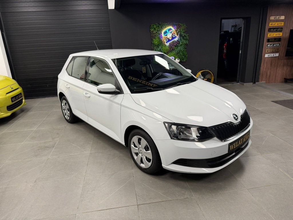 SKODA FABIA 2017 BENZINE, Auto's, Skoda, Bluetooth, Euro 6, 110 g/km, Wit