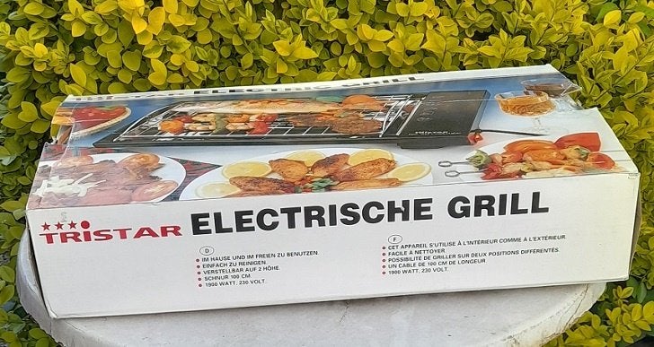 Elektrische grill 'Tristar', Ophalen, Zo goed als nieuw, Tristar