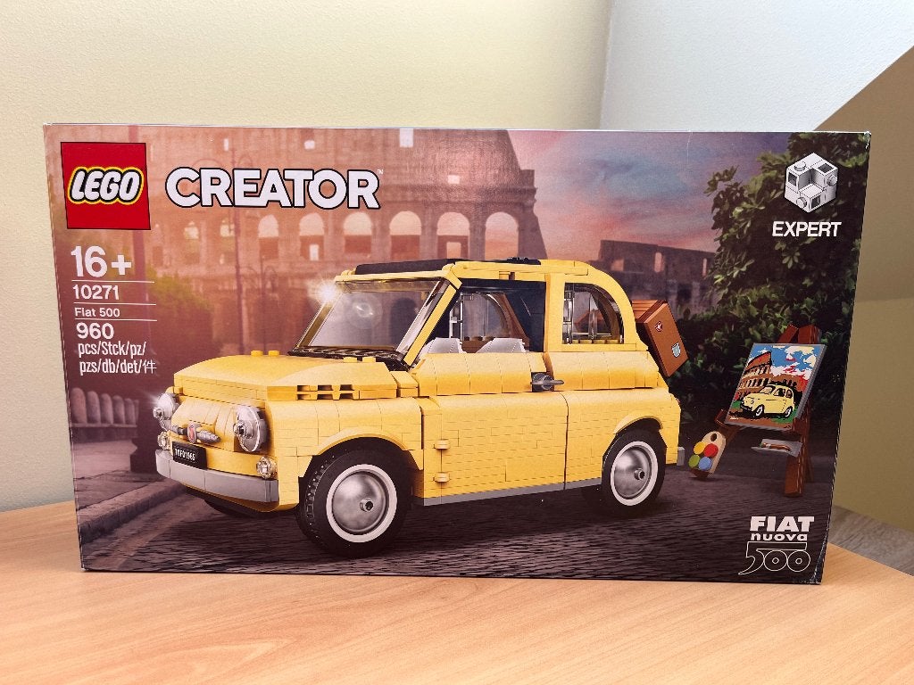 Lego Fiat 500 set 10271, Inclusief instructies, Lego, Ophalen of Verzenden, Zo goed als nieuw