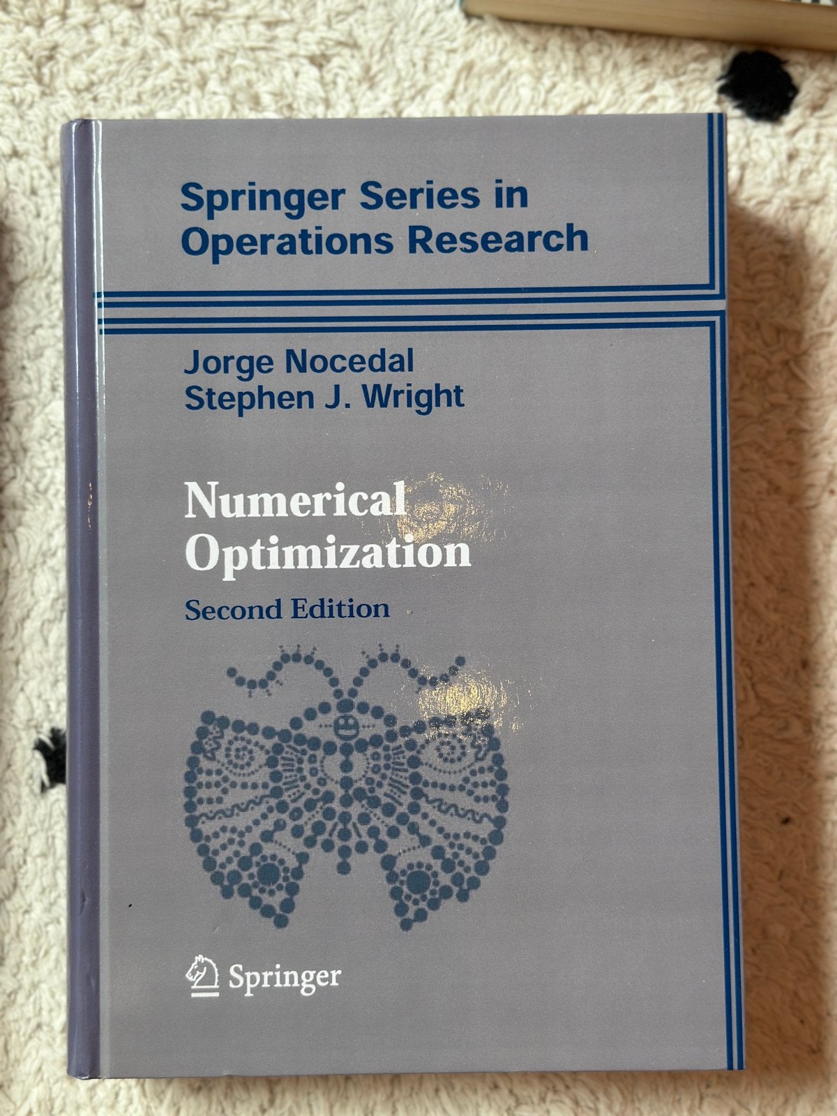 Numerical Optimization, Ophalen, Zo goed als nieuw