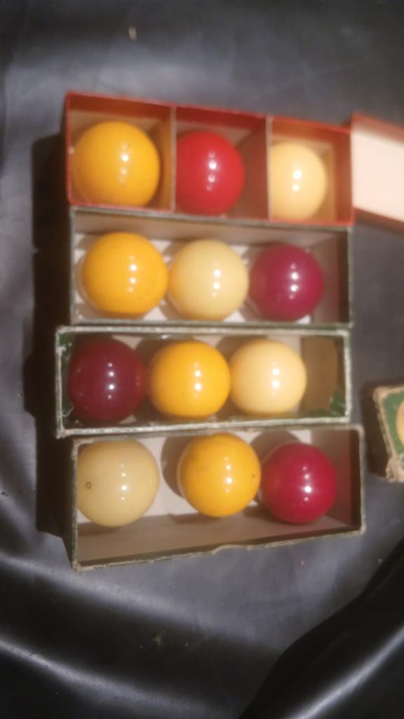 Biljart ballen 4 sets, Ophalen