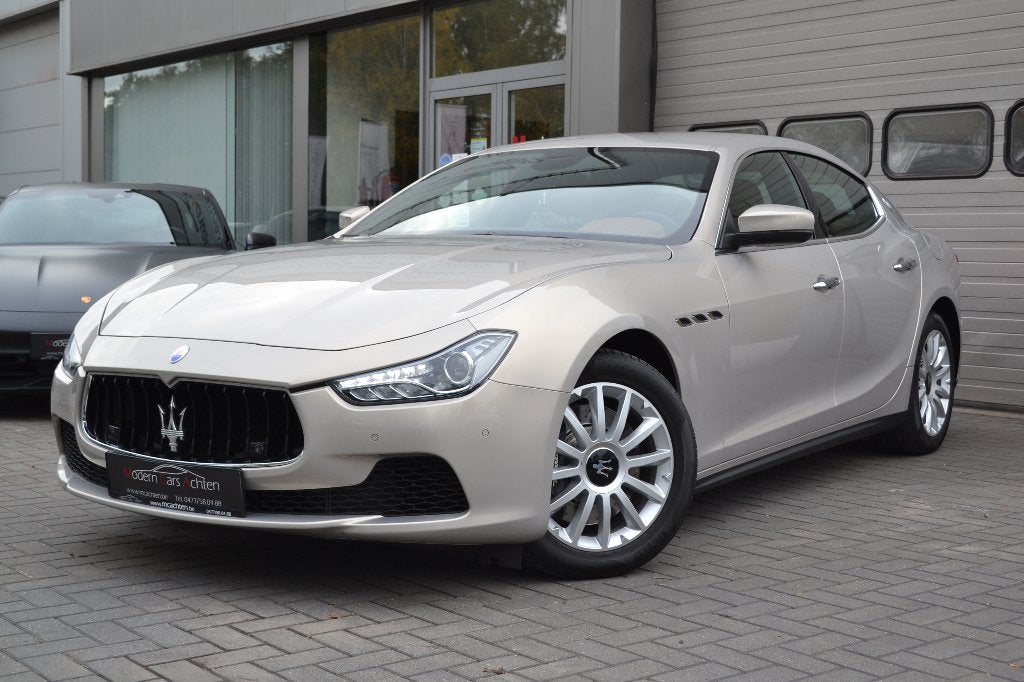 Maserati Ghibli 3.0 V6 BiTurbo * 1ste eigenaar * Belg. wagen, Autos, Cuir, Argent ou Gris, Achat, 207 g/km