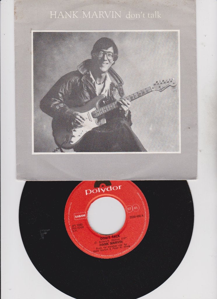 Hank Marvin – Don't Talk   1982   nMINT, Enlèvement ou Envoi, Comme neuf, Pop, Autres types