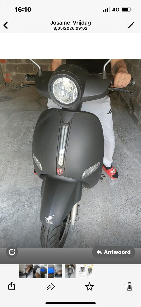 Honda schooter klasse a, Ophalen, Gebruikt, Klasse A (25 km/u), 125 cc