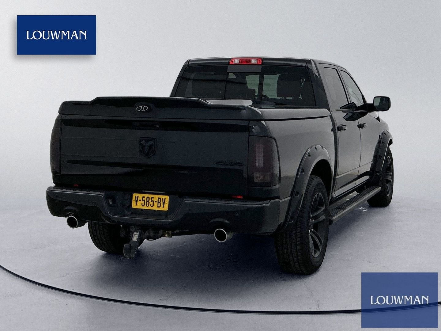 Dodge Ram 1500 5.7 V8 Quad Cab 6'4 Pano Leder Prins LPG Alpi, Auto's, Automaat, 298 g/km, Zwart, Bedrijf