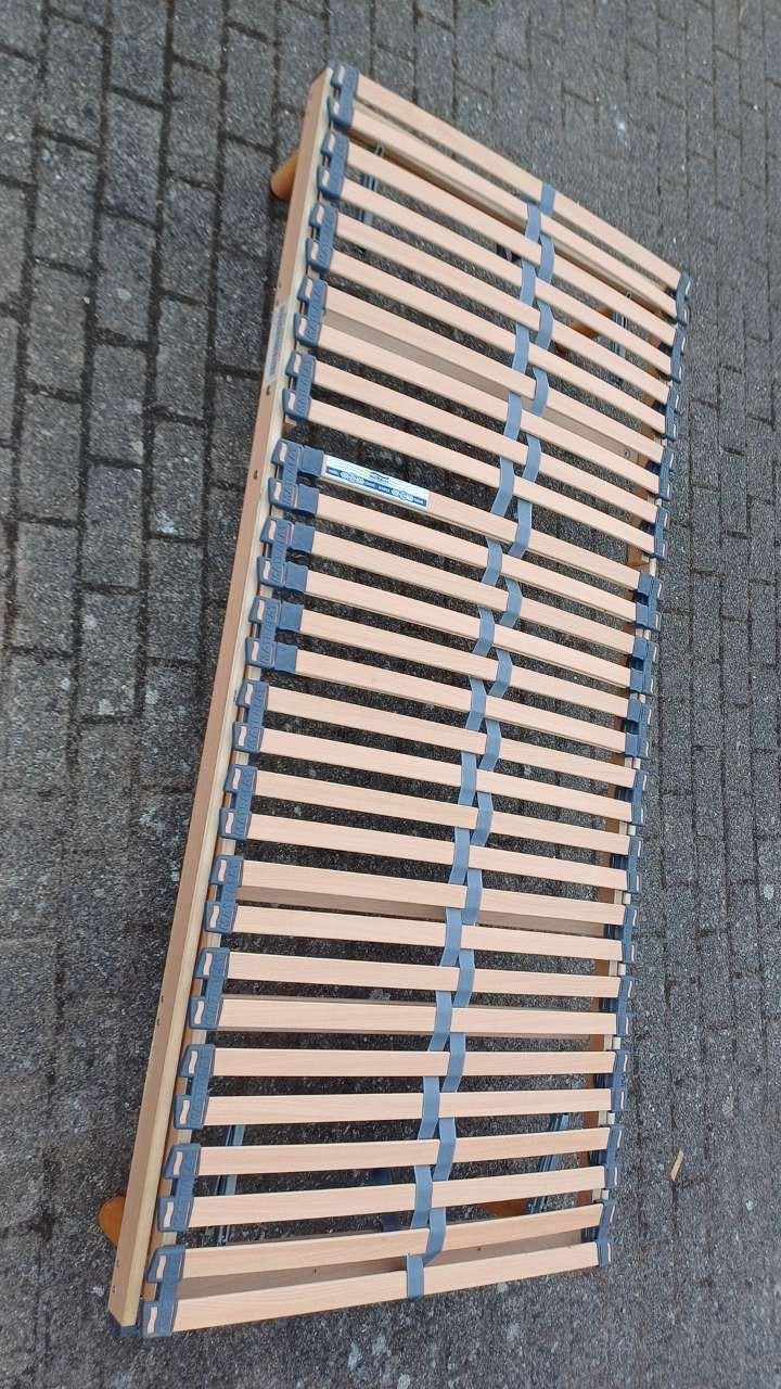 Bed, Huis en Inrichting, Slaapkamer | Matrassen en Bedbodems, Ophalen, Gebruikt, Eenpersoons, Bedbodem