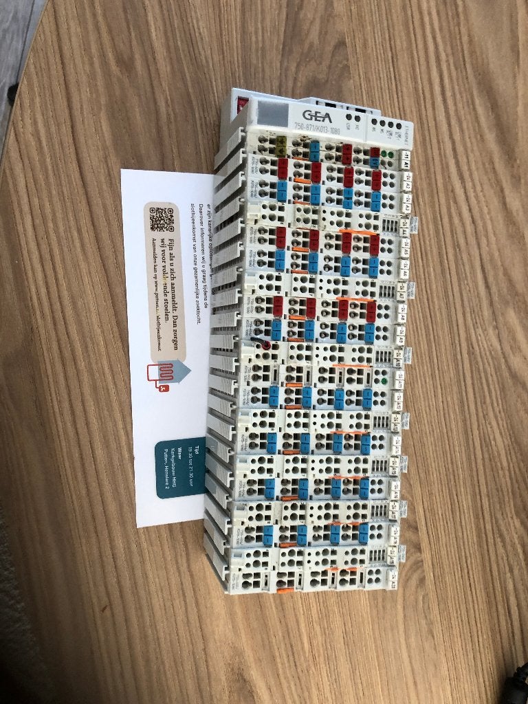 Contrôleur Ethernet WAGO 750-871 + 19 modules, Enlèvement ou Envoi, Utilisé