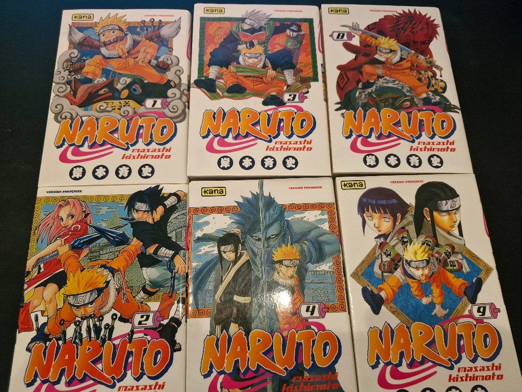 Manga Naruto tome 1,2,3,4,8,9, Boeken, Strips | Comics, Europa, Ophalen of Verzenden, Zo goed als nieuw, Meerdere comics