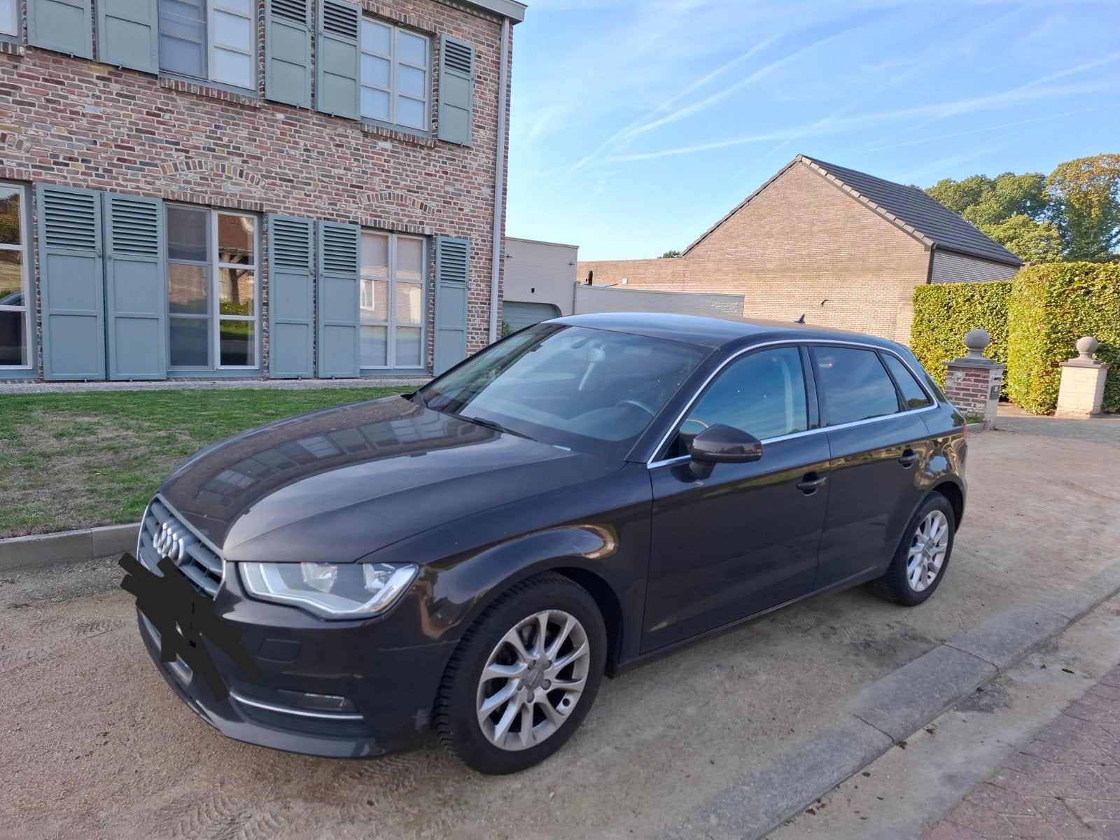 Audi A3 Sportback 2013, Auto's, Euro 5, Zwart, Bruin, 5 deurs