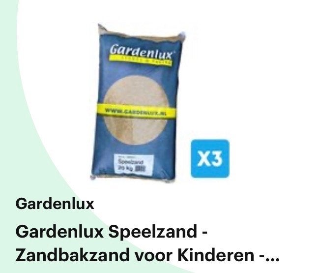 Speelzand 3 x 20 kg, Tuin en Terras, Zand, Ophalen, Nieuw, Speelzand