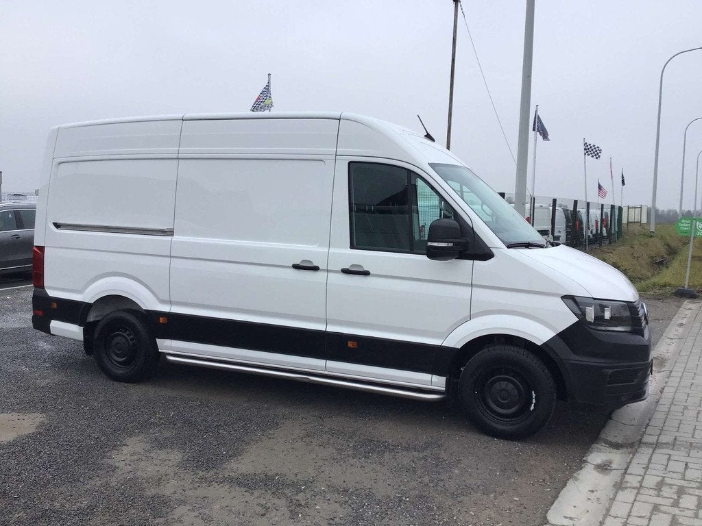Volkswagen Crafter l3h3 140pk 2024 56000km 26950e ex, Autos, Autres modèles, Euro 6, Entreprise, 3 places
