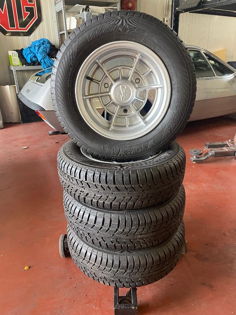 ALPINE A110 ZELDZAME ORIGINELE VELGEN+BANDEN ALS NIEUW, Ophalen, 13 inch, Banden en Velgen, Nieuw