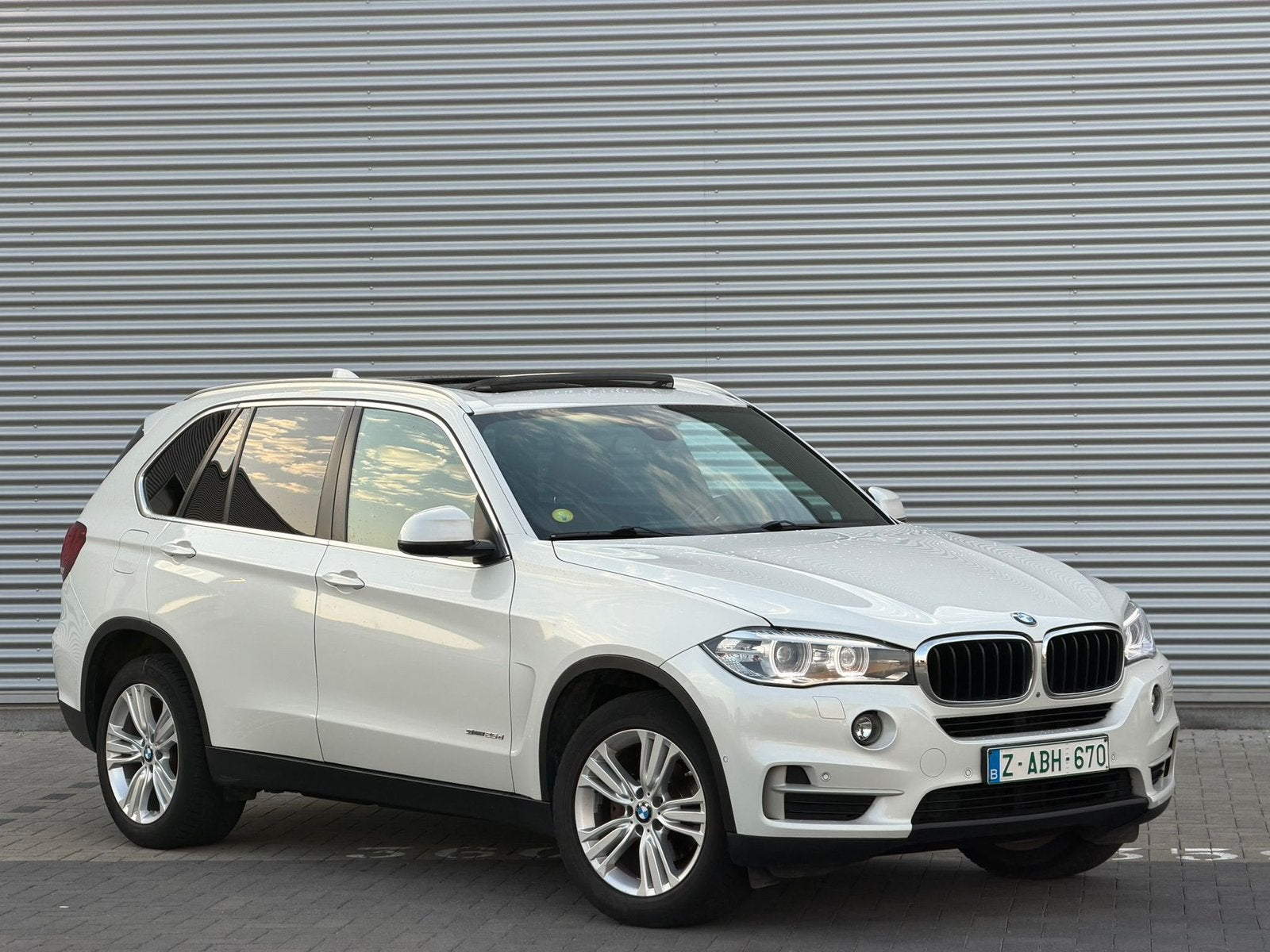Bmw x5 facelift, Auto's, BMW, Automaat, Wit, Leder, Bruin