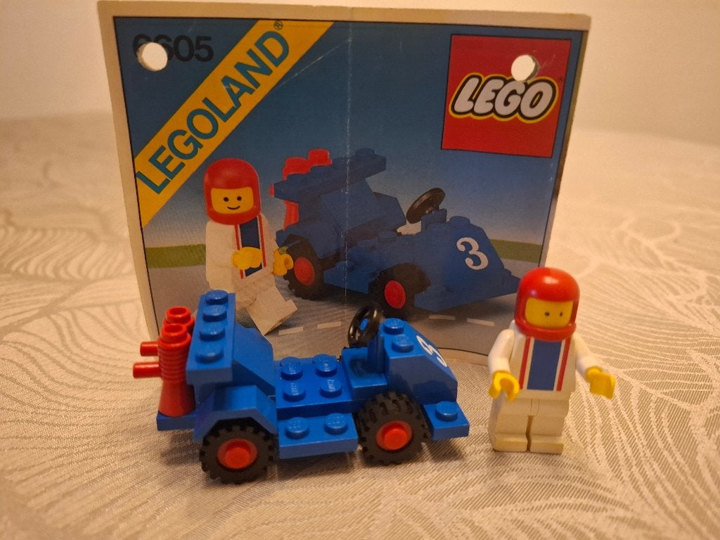 Vintage LEGO Legoland 6605 - Track Racer (1984), Enfants & Bébés, Enlèvement ou Envoi, Lego, Ensemble complet, Comme neuf