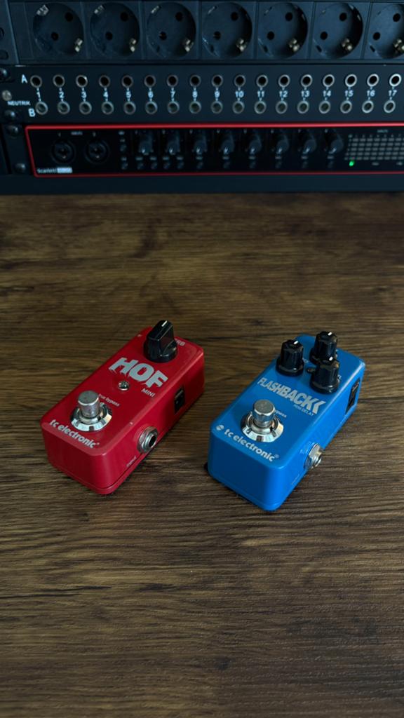 TC Electronic mini - HOF (reverb & Flashback (delay), Ophalen, Zo goed als nieuw, Reverb