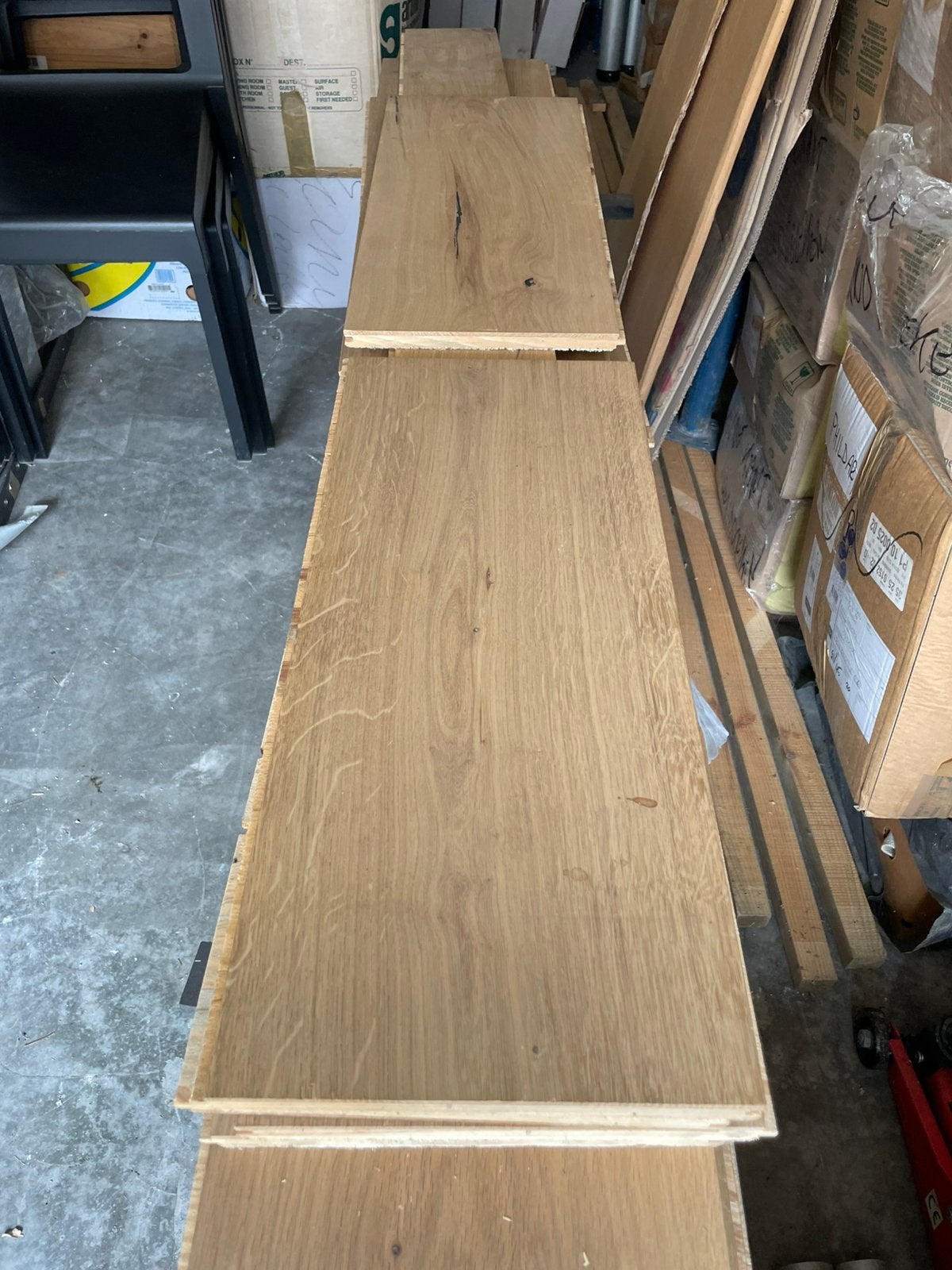 Nieuw Samengesteld Parket Eiken (Ivory / Invisible Oil), Tuin en Terras, Ophalen, Overige typen, Nieuw, Hardhout