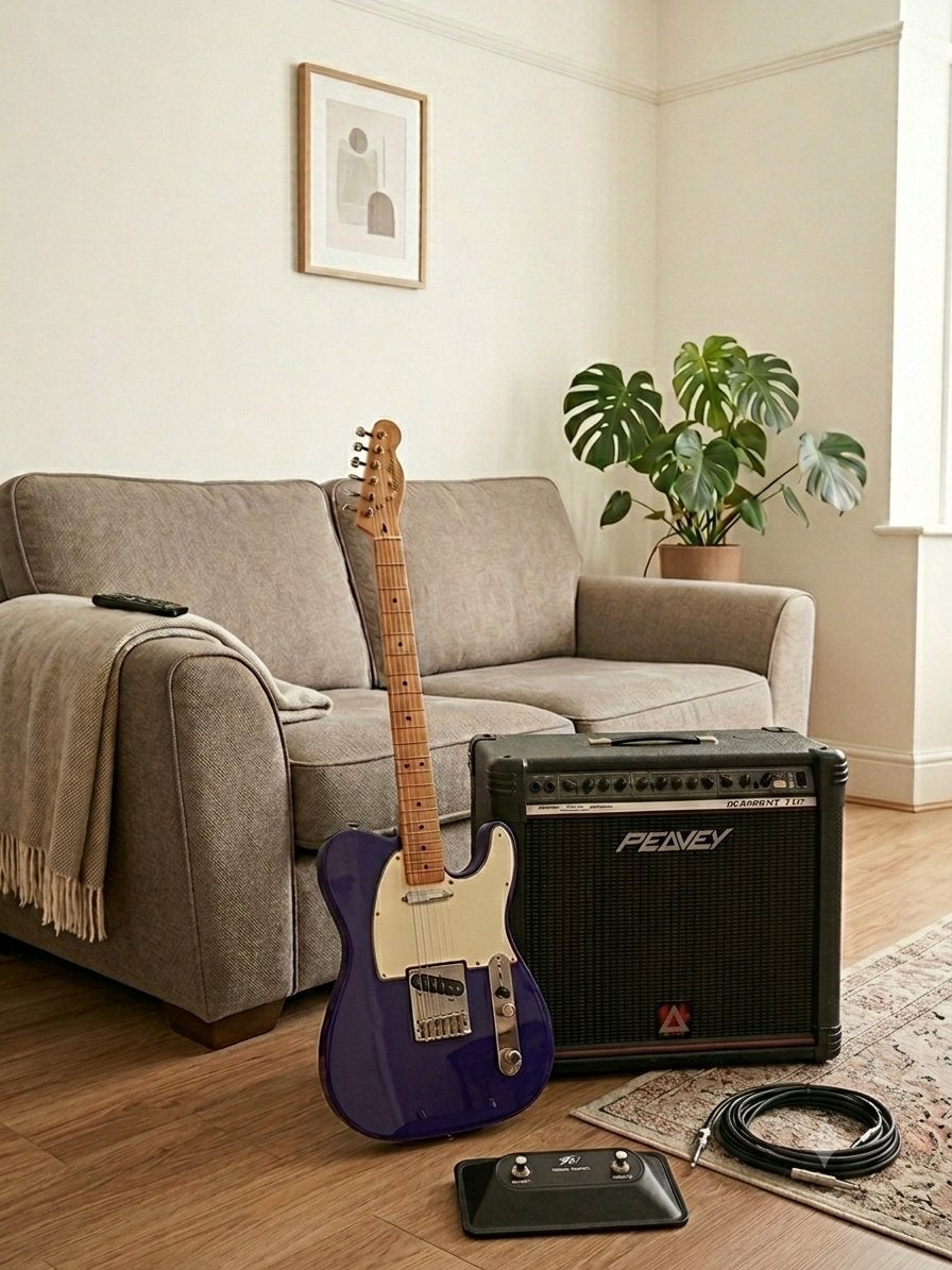Elektrische gitaar + versterker, Ophalen, Fender, Met versterker, Zo goed als nieuw
